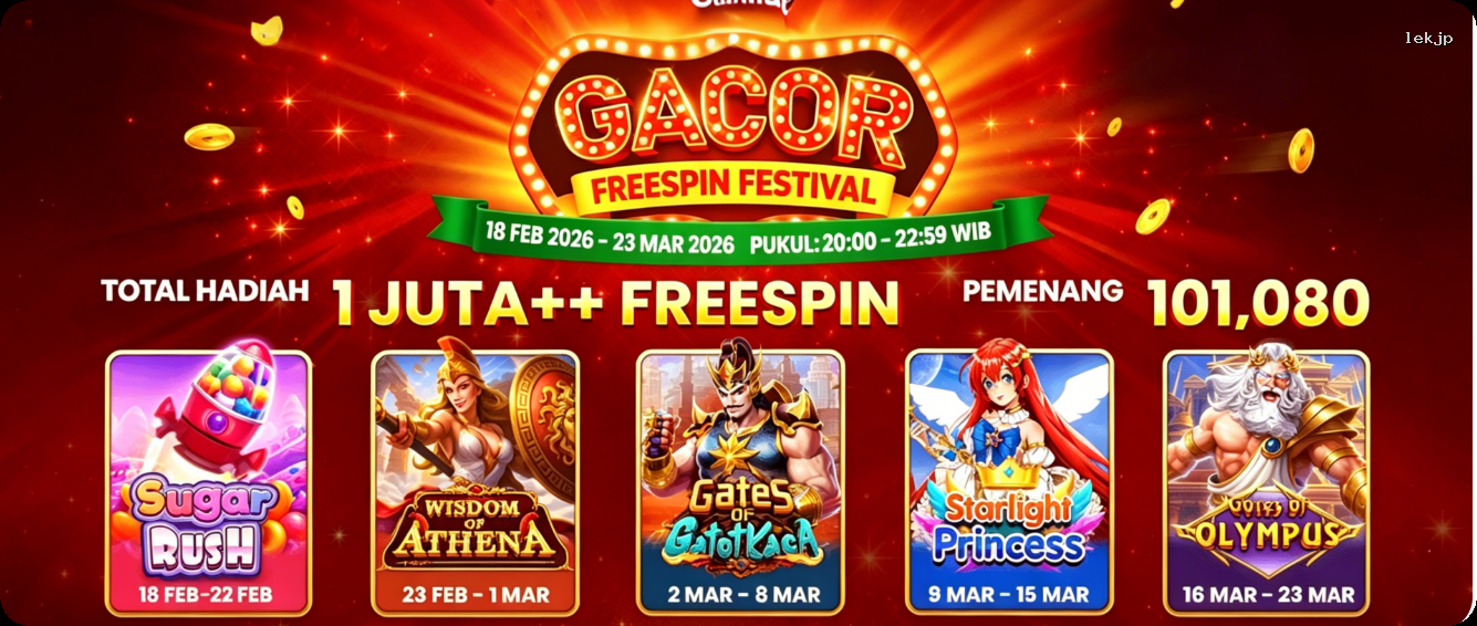 Login lekjp Sekarang Bonus Melimpah
